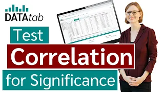 Test correlation for significance