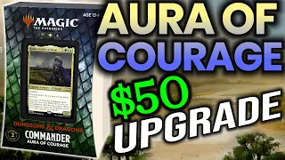 Aura of Courage Precon: $50 Budget Upgrade | Precon Power-Up (Bant Auras AND Equipment)