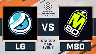 OWCS NA Stage 2 - Main Event Day 2 | M80 v Luminosity