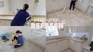 NEW YEAR REFRESH ✨ projects + cleaning motivation