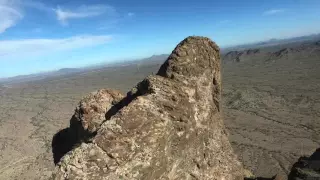 Indie Buttress on the Courthouse Rock - 2016/02 (drone video)