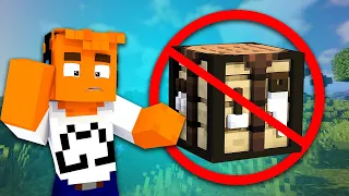 NIE MOGĘ używać CRAFTINGU w Minecraft HARDCORE!