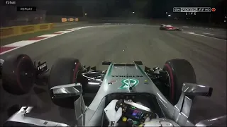 F1 2016 Bahrain GP | Lewis Hamilton Overtake on Valterri Bottas