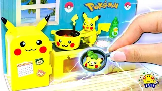 可愛いピカチュウキッチンリーメントを紹介しながら料理ショー★