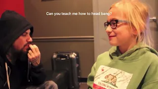 Head Teaching Little Girl How To Head Bang ( With Fieldy )