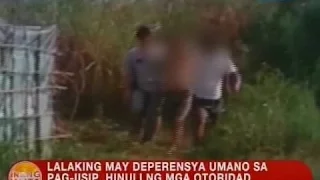 Lalaking may deperensya umano sa pag-iisip, hinuli ng mga otoridad matapos saksakin ang kapitbahay