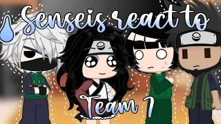 Senseis react to Team 7 | Part 4 | Naruto | ENG | SasuSaku | Gacha Club