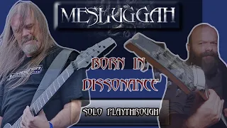 Meshuggah - Born in dissonance solo - guitar playthrough