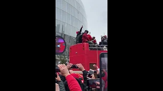 Mahomes Epic Parade Beer Performance