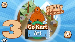 Grizzy and the Lemmings - Go Kart Art - Part 3 (Android/IOS)