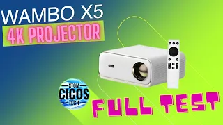 WAMBO X5 - THE 1080P PROJECTOR WITH 4K QUALITY - FULL TEST