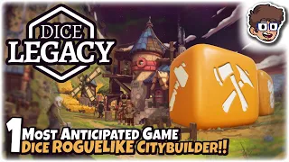 MOST ANTICIPATED GAME: DICE ROGUELIKE CITYBUILDER!! | Let's Play Dice Legacy | Part 1 | PC Gameplay