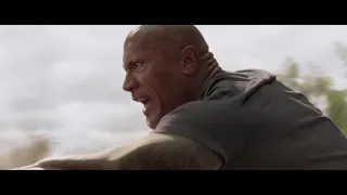Fast and Furious. Dwayne Johnson Brings Down a Helicopter Fast and Furious Hobbs Shaw All Action