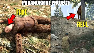 THE REAL BIGFOOT IS STILL ALIVE! WE KILLED THE DISTRACTER! #1 GTA V Myths - PARANORMAL PROJECT