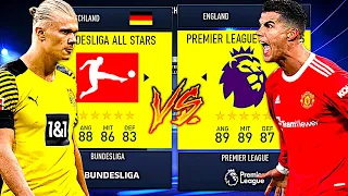 BUNDESLIGA GEGEN PREMIER LEAGUE !!! 🆚⚔️ FIFA 22 Karrieremodus Experiment