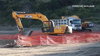 Ferrovia Messina-Catania: Nizza di Sicilia, avviato il cantiere della nuova variante e stazione