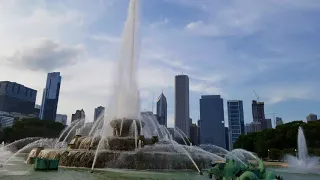 BUCKINGHAM FOUNTAIN GRANT PARK CHICAGO IL WITH FRANK SINATRA