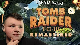 REACTING TO TOMB RAIDER 1-3 REMASTERED TRAILER! LARA IS BACK!