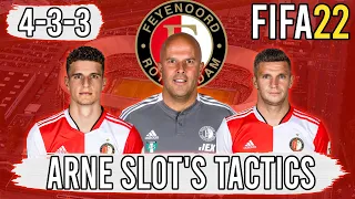 Recreate Arne Slot's Feyenoord 4-3-3 Tactics in FIFA 22 | Custom Tactics Explained