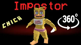 If CHICA was the Impostor 🚀 Among Us Minecraft 360°
