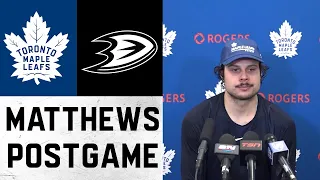 Auston Matthews Post Game | Toronto Maple Leafs @ Anaheim Ducks | November 28, 2021