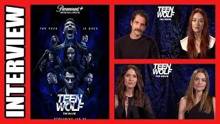 TEEN WOLF: THE MOVIE’s Tyler Posey, Crystal Reed, Holland Roden, Shelley Henning | Interview