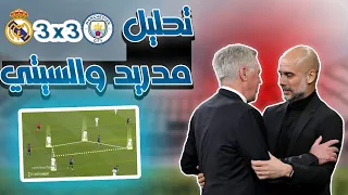 كيف تعامل انشيلوتي مع جوارديولا!! | تحليل مباراة ريال مدريد ومانشستر سيتي في دوري ابطال اوروبا