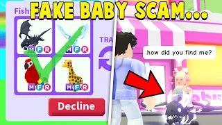 Exposing *FAKE BABY* Scammers in Adopt Me!