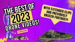 The best of 2023! DRONE FOOTAGE FILMED IN 4K!!! Portsmouth, Cornwall, Yorkshire, Lancashire!!