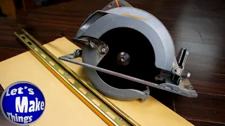 Make a simplified track saw