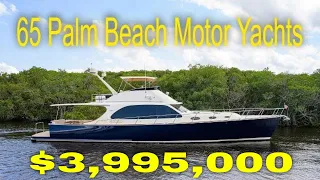 65 Palm Beach Motor Yachts "Avalina" 2019 motor yacht tour with Steve Fithian