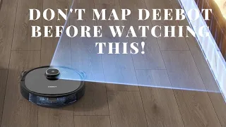 Information you’ll want to know before mapping on an Ecovacs Deebot Vacuum - Text in the Description