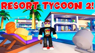 Den BEDSTE Ferie På *MIT HOTEL* i Roblox Resort Tycoon 2! [2024]