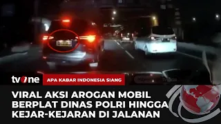 Viral Pengendara Mobil SUV Berpelat Nomor Polri Berkendara Arogan dan Mengancam Pengemudi Lain