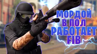 МОРДОЙ В ПОЛ! РАБОТАЕТ FIB! GTA5/RADMIR/RP