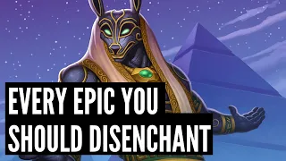 Every EPIC card that's leaving Standard that you should DISENCHANT! | Darkmoon Races | Hearthstone