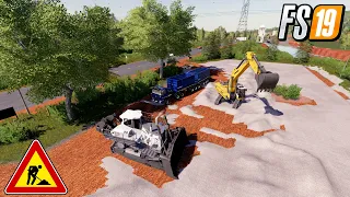 FS19 TIMELAPSE WORK ON MAP TASK DAY #8 MINING CONSTRUCTION ECONOMY MAP FARMING SIMULATOR MODS