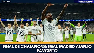 Final de Champions: Real Madrid amplio favorito