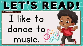 LET'S READ! | PRACTICE READING ENGLISH | LEARNING VIDEO FOR KIDS | LEARN TO READ | TEACHING MAMA