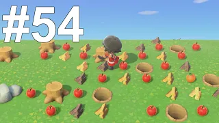 Cutting down all of the trees for an orchard! Animal Crossing New Horizons!