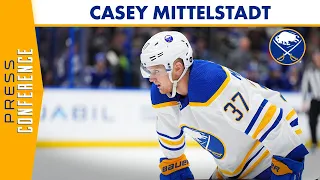 “I Had A Blast” | Buffalo Sabres Forward Casey Mittelstadt Scores Goal In 7-3 Victory Over Anaheim