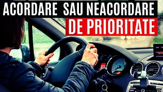 REGULI DE PRIORITATE ÎN TRAFIC Ep 8 Diferența între acordarea / neacordarea de prioritate în trafic