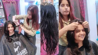 How to : forward graduation hair  cutting  |front layer haircut| #haircut