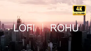 Manhattan 🎧 Lofi Session with drone view 4K [calm beats&relaxing beats]