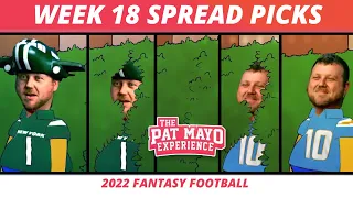 2022 Week 18 Picks Against The Spread, NFL Game Picks | Cust Corner, Potlucks, Half Off Cake