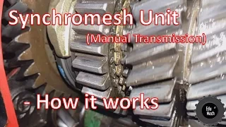 Synchromesh unit (Manual Car Transmission) - How it works