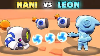 NANI vs SILVER LEON | 1 vs 1 | 25 Tests | Best Brawler in Brawl Stars?