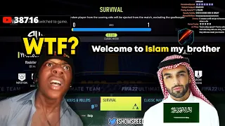 iShowSpeed Converts to Islam ☪️ After loosing in FIFA!!! 😭(Hilarious) 😂🤣