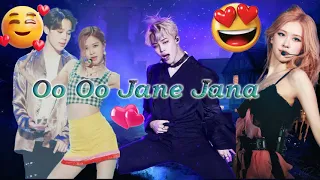 Oh oh Jane Jana || JIROSE || Jimin x Rose || Hindi song || Kpop Mix