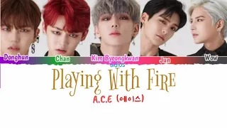 BLACKPINK - 불장난(PLAYING WITH FIRE) Cover by A.C.E Han|Rom|Eng Color coded